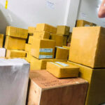 Các kiện hàng đã được xử lý để xuất